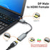 IIABC 4K DisplayPort to HDMI Adapter Cable, Gold-Plated Uni-Directional Display Port DP to HDMI Screen Converter (Male