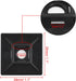 100 Pack Black Zip Tie Adhesive Mounts, Self Adhesive Cable Base Holders with Multi-Purpose Cable Tie