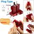 ROAD WARRIOR International Travel Plug Adapter, Europe/UK/Australia/USA/India/China, Does Not Convert Voltage, Slim