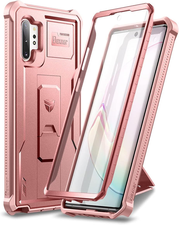 Dexnor for Samsung Galaxy Note 10+ Plus Case, Heavy Military Grade Protection with Built-in Screen Protector and