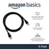 RJ45 Cat-6 1Gpbs 5-Foot, 5-Pack Amazon Basics Ethernet Patch Internet Cable, Transfer Speed, Gold-Plated Connectors