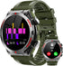 Military Smart Watch, 1.52-Inch Touch Screen Tactical Smartwatch with Text, Call, Heart Rate - Green