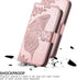Wallet Case for Galaxy A52 4G/5G, PU Leather Flip Cover with Wrist Strap, Cash Credit Card Slots, Emboss Butterfly