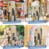 Jnbasdffb 7.2 Vintage Boho Wedding Arch Cover, Stretchy Spandex Arch Backdrop Stand Covers FT, Abstract Oil Painting