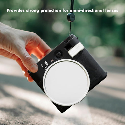 Rieibi Lens Cap for Fujifilm Instax Mini99, Anti-Loss Rope, Anti-Scratches Aluminum Mini99 Lens Cover