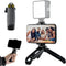 Goocong Phone Tripod Mini Tabletop Small Tripods Desktop Stand Compact Vlog Travel Selfie