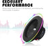 4PCS 6.5 Speaker Rings, Self Adhesive Foam for Enhancing Stereo Sound, High Resilience Speaker Baffles