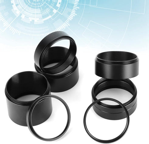 Camera Tube Telescope Covers Lens Adapter Ring Extension Tube Kit, Microscope Accessories 3/5/7/10/15/20/30mm