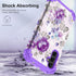 Hocase Heavy Duty Shockproof Protection Case for Samsung Galaxy A15 5G (6.5") - Lavender Flowers