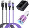 Quick Charge 3.0 Wall Charger Block, C Charger Cable for Android Phone with Car Plug Fast Charge for Samsung Galaxy A73