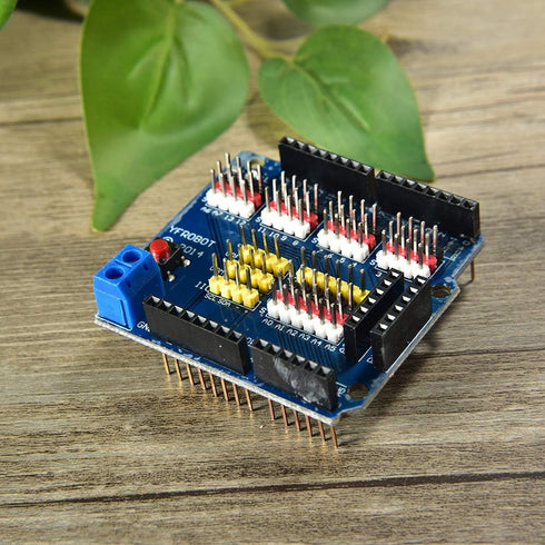 Comimark 2Pcs V5 Sensor Shield Expansion Board for Arduino UNO R3 V5.0 Electric Module