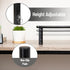 14.5"L 9.25"W 5.5"H, Mind Reader Monitor Stand, Height Adjustable, Ventilated Laptop Riser, Office, Metal, x x Black