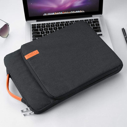 Laptop Sleeve Shockproof Case Bag for 14 13.5 13.3 13 Inch MacBook Pro/Air, Dell XPS, Surface, iPad Pro, Black