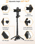 Takerers 4-in-1 Tripod360 Portable Selfie Stick Tripod with RemotePocket Size Extendable Cell Phone Rotation Mini