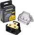 0/2/4 Gauge in 0/2/4 Gauge Out Copper Power Distribution Block for Car Audio Splitter (1 in 2 Out)
