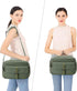 MOSISO Camera Bag, DSLR SLR Canvas Case, Vintage Padded Compact Crossbody Shoulder Messenger Bag, Army Green