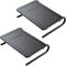 HUANUO Laptop Stand Riser for Desk, Desktop Computer Stand Organizer with Vented Metal, Laptop Shelf for PC, Printer