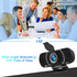 Akyta 1080P Webcam with Microphone, Noise-Canceling, Privacy Cover & Wide Angle 110 , USB Web Camera for Video Calling