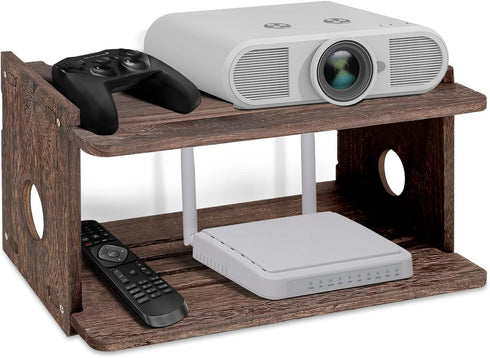 Floating Projector Shelf Rack Router Shelf Wall Mount Holder TV Stand WiFi
