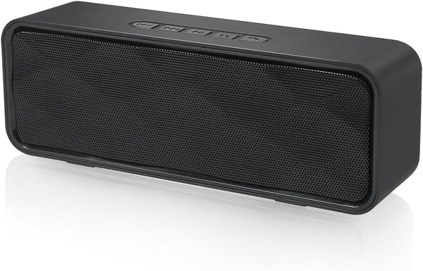Wireless Bluetooth Speaker with AUX/USB/TF Card Slot, Outdoor Portable Stereo Speaker with HD Audio, Enhanced Bass, FM
