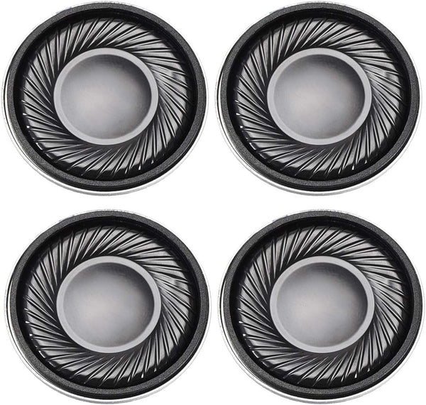 uxcell 2W 8 Ohm Micro Internal Speaker, Magnet Loudspeaker 28mm Dia 4pcs