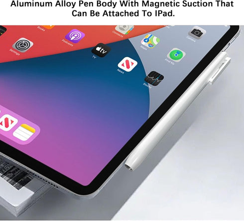 High Precision Stylus for Touch Screens, Stylus Pens for iPad/Apple/iPhone/Mini/Air/Android/Microsoft/Surface (White)