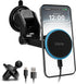 iHome 3-in-1 Magnetic Wireless Charging, Flexible Mount for Vent, Dash & Windshield, 15W