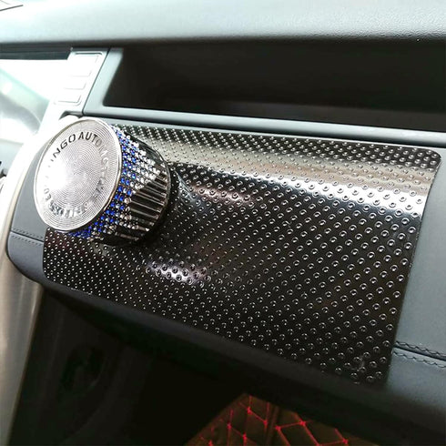Car Dashboard Anti-Slip Rubber Pad, 10.6"x 5.9" Universal Non-Slip Sticky Mat for Phones and Electronic Devices