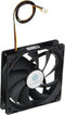 Silverstone Tek 120mm Computer Case Fan, High Airflow, Less Noise, 9-Bladed Design, Clear FN121-P