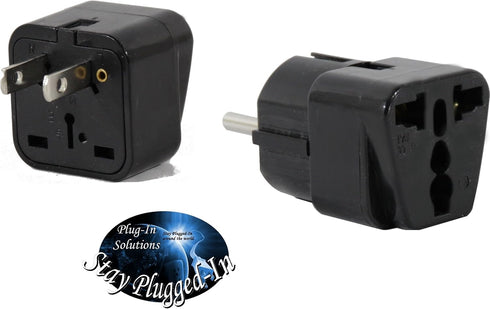 US to Vietnam/South Korea Travel Adapter Plug for USA/Universal to Asia Type E (C/F) & A AC Power Plugs