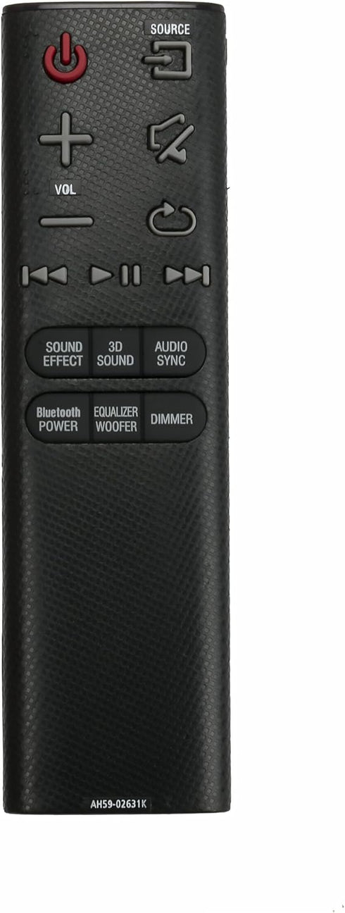 New AH59-02631K Replacement Remote Control, Compatible with Samsung AH59-02631J Sound Bar HW-HM45, HW-HM45C, HWH750