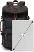 Backpack 4-Way Kalesi Gym Duffle Bag Vintage canvas with Shoes Compartment for travel Sport Hiking laptop (Vintage
