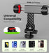 YZNT 2 1/4" 360Rotation 180Tilt Phone Tripod Mount, Universal Smartphone Holder with Cold Shoe Mount Adapter
