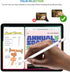 Magnetic Wireless Charging Pencil 2nd Generation for iPad with Palm Rejection, Tilt Sensitivity - Compatible with iPad