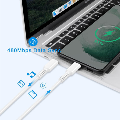 USB C Samsung Super Charger 25W Fast Charging Cable, 2Pack PD Android Charger Cord for Galaxy S23 Ultra, S22, S21, S20