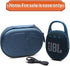 LTGEM Case for JBL Clip 4/5, Ultra Portable Waterproof Dustproof Bluetooth Speaker, Blue