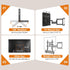XINLEI 23 65 Inch 22 lbs SBR303 Universal Sound Bar Mounts with Detachable Long Extension Plates Fits Most to TVs