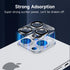 6 in 1 Screen Protector for iPhone 15 Pro Max, 2 Pack Back Protector, Camera Lens Protector, 9H Hardness
