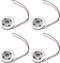 DMiotech 4 Pack Mini DIY Magnetic Speaker, 1W 8 Ohm, 15mm Diameter Internal Replacement Loudspeaker for Mobile Phone