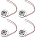 DMiotech 4 Pack Mini DIY Magnetic Speaker, 1W 8 Ohm, 15mm Diameter Internal Replacement Loudspeaker for Mobile Phone