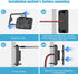Hapytrip 78W 4 12V 36W 18W QC3.0 Port USB Outlet Wall Mount, Dual PD & Dual Lightweight Surface Mount Charger Socket