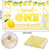 HAMIGAR 6x4ft 1st Sweet One Banner Backdrop - Lemon First Birthday Decorations Party Supplies