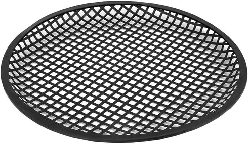 X AUTOHAUX 2pcs 12 Inch Black Car Audio Speaker Cover - Metal Mesh Subwoofer Grill Horn Guard