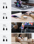 LISEN 5-in-1 Retractable Charging Cable - 60W USB-C/A for iPhone, iPad, Samsung, and more. Fast charge your devices!