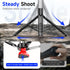 RUNNINGMT 71" 360 (71 inch-Black) Auto Pop Open Phone Tripod Stand, Selfie Stick with Bluetooth Remote for iPhone