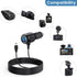 R2-4K, 11.5 V1 Dash Cam Power Cord Mini USB for Rove ft Cable for Rexing Camera, with USB C Adapter
