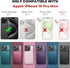 for iPhone 15 Pro Max Wallet Case with Card Holder, Case for iPhone 15 Pro Max with RFID Blocking for Women Men, Durable Kickstand Shockproof Phone Case for iPhone 15 Pro Max, Purple