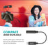 Movo 3.5mm TRRS Microphone Adapter Cable to USB-C, Compatible with iPhone 15 and up, Optimized for Pro Audio