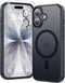 toushion 3 in 1 for iPhone 17 Case Matte Black,Fits MagSafe, Screen Protector*1