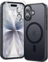 toushion 3 in 1 for iPhone 17 Case Matte Black,Fits MagSafe, Screen Protector*1